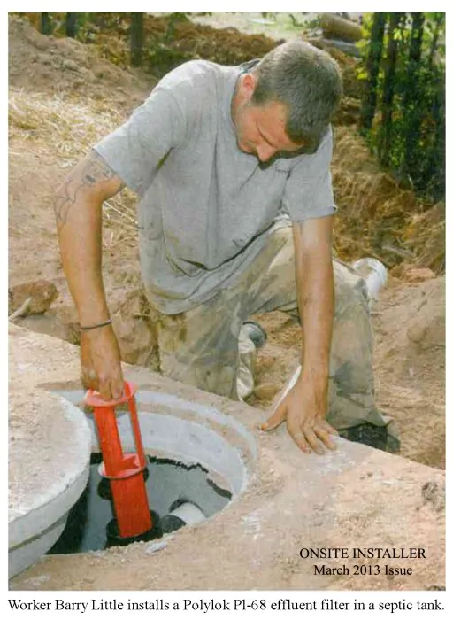 Polylok PL-68 Effluent Filter